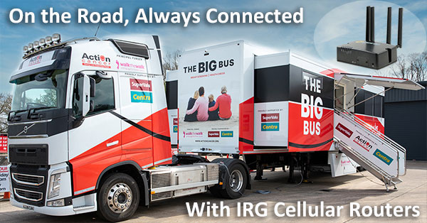 El Big Bus de Action Cancer, listo para recibir a quienes acuden a las pruebas de cribado
