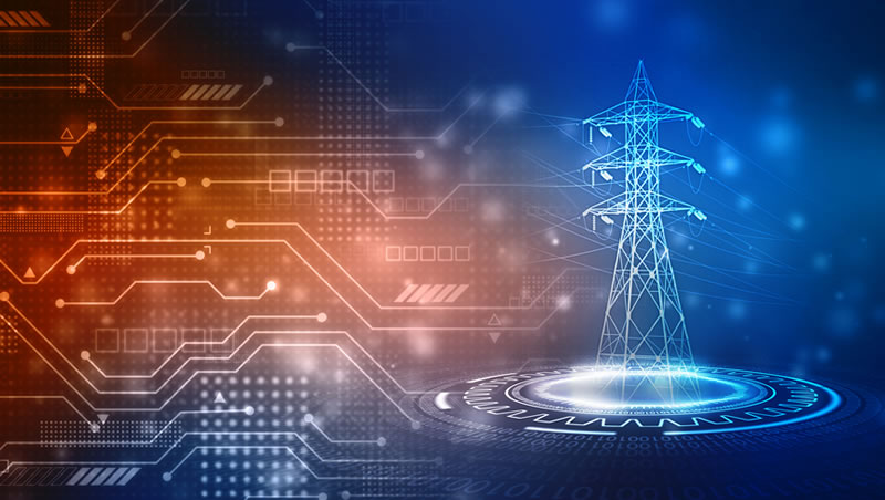 Circuitos de chip con postes eléctricos de alta potencia