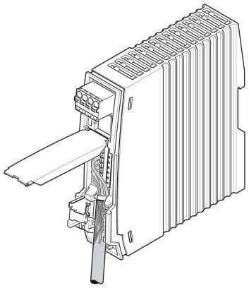 Plano de inserción del cable