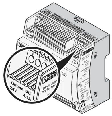 STEP-PS/1AC/24DC/4.2 Diagrama esquemático de salida