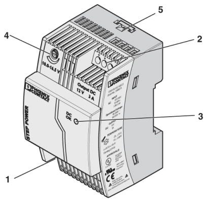 STEP-PS/1AC/12DC/3 Structure Drawing