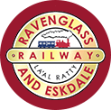 Logotipo del ferrocarril de Ravenglass
