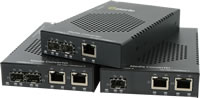 Hi-PoE SFP Media Converter