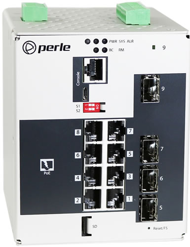 IDS-509CPP Industrial PoE Switch gestionado